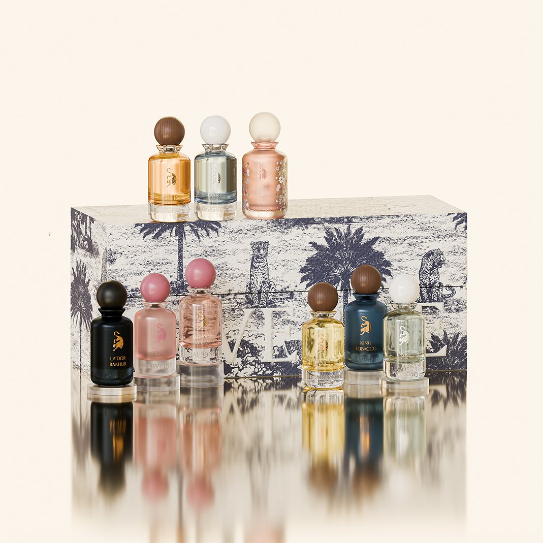 LAVERNE. Set of 9 perfumes, 25 ml each